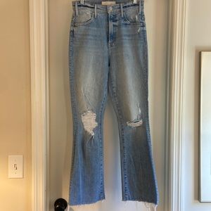 Mother Denim The Hustler Ankle Fray